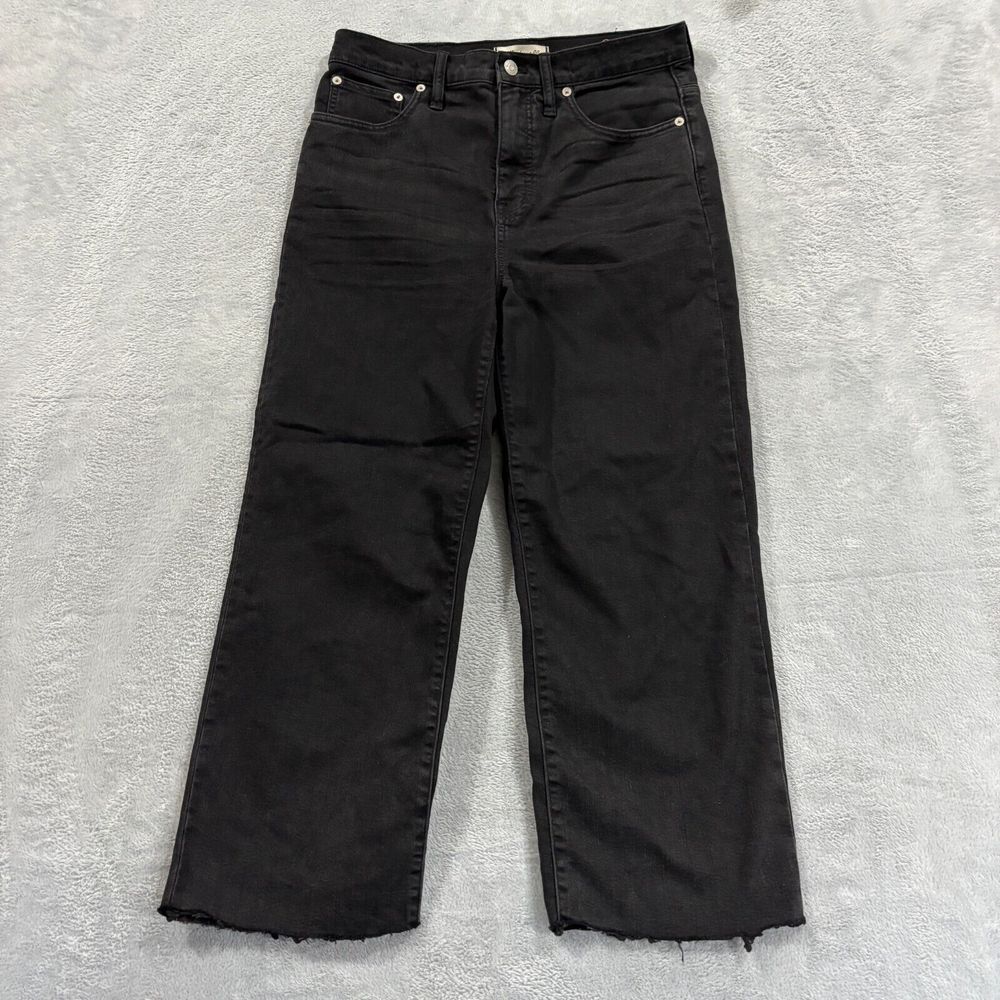 Madewell Black Flare & Wide Leg Jeans